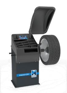 10217 Hofmann Megaplan megaspin 220 wyważarka do kól, wyświetlacz diodowy, osłona koła