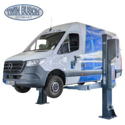 TW250W-400-G Podnośnik dwukolumnowy elektrohydrauliczny, synchronizacja bezprzewodowa, udźwig 5T, antracyt