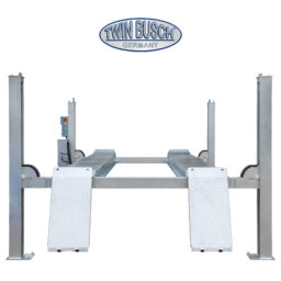 TW465E-400-FZ Podnośnik czterokolumnowy, udźwig 6.5T, ocynk, elektromagnetyczne zwalnianie rygli, kolor antracyt